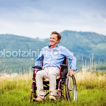 Wheelchair user image