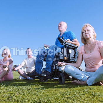 power chair user image